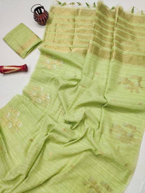 Akshara jute linen silk Wholesale Saree market in Delhi